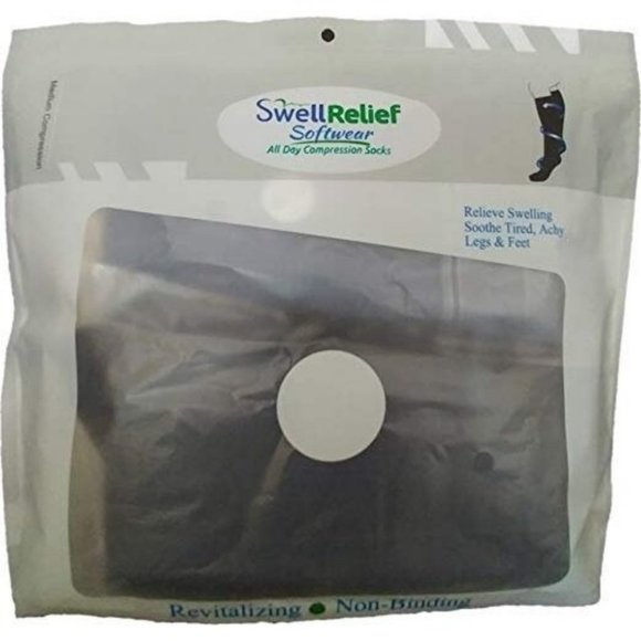 4 Pair Small Extra Soft Compression Socks, Moderat - Picture 2 of 5